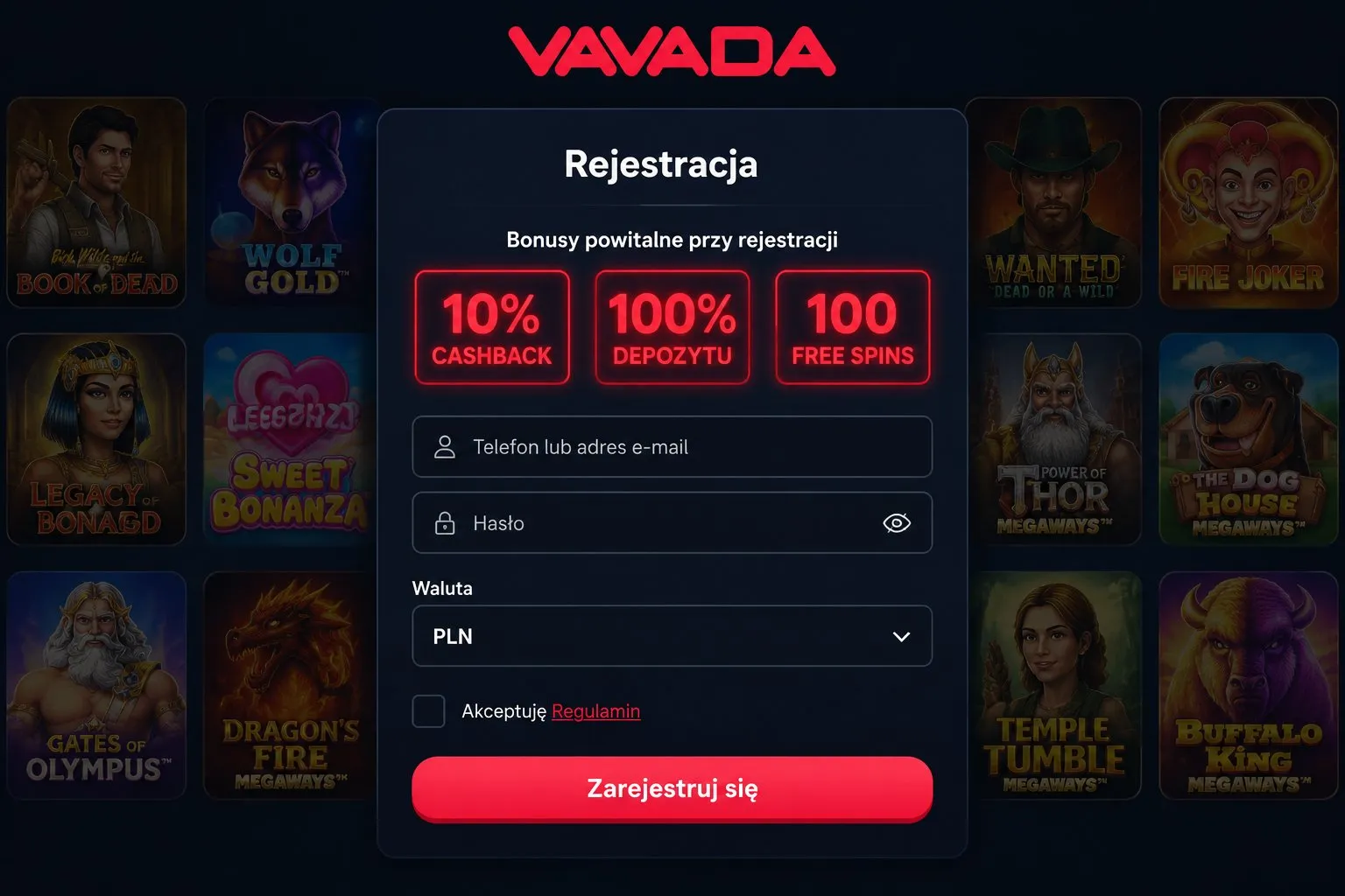 Jak wejść na oficjalną stronę Vavada Casino PL