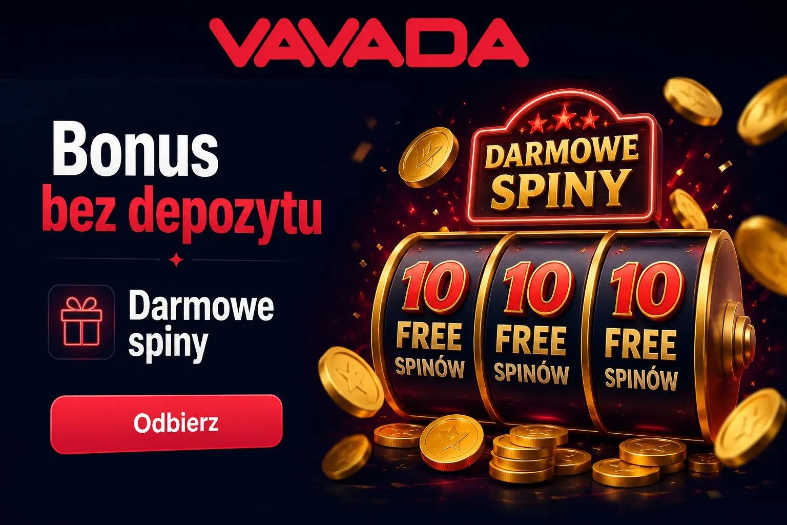 Free spiny z kodem promocyjnym Vavada — Vavada kod promocyjny
